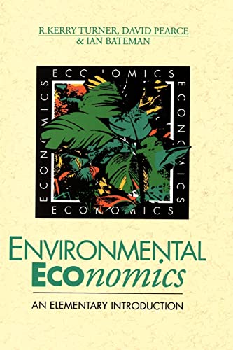 Beispielbild fr Environmental Economics: An Elementary Introduction zum Verkauf von Wonder Book