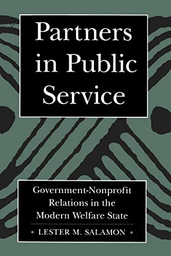 Beispielbild fr Partners in Public Service : Government-Nonprofit Relations in the Modern Welfare State zum Verkauf von Better World Books