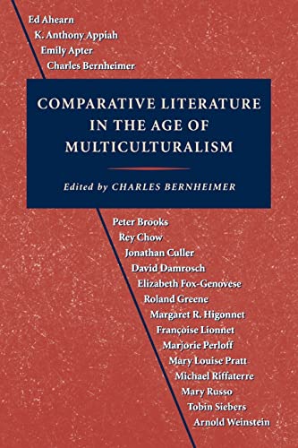 Stock image for Comparative Literature in the Age of Multiculturalism for sale by Better World Books
