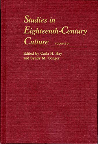 Stock image for Studies in Eighteenth-Century Culture for sale by Better World Books