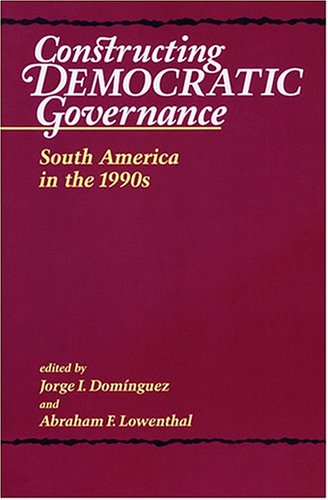 Imagen de archivo de Constructing Democratic Governance: South America (Volume 2) a la venta por Wonder Book
