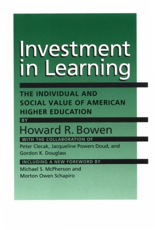 Beispielbild fr Investment in Learning : The Individual and Social Value of American Higher Education zum Verkauf von Better World Books
