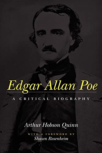 Beispielbild fr Edgar Allan Poe: A Critical Biography zum Verkauf von BooksRun