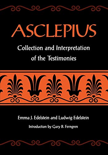 9780801857690: Asclepius: Collection and Interpretation of the Testimonies