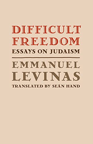 Beispielbild fr Difficult Freedom : Essays on Judaism zum Verkauf von Better World Books: West