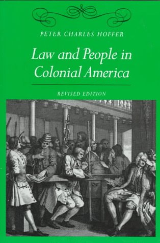 Stock image for Law and People in Colonial America for sale by Ergodebooks