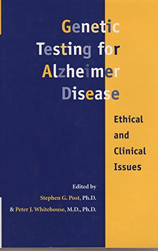 Beispielbild fr Genetic Testing for Alzheimer Disease: Ethical and Clinical Issues zum Verkauf von Book Bear