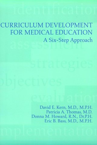 Imagen de archivo de Curriculum Development for Medical Education: A Six-Step Approach a la venta por SecondSale