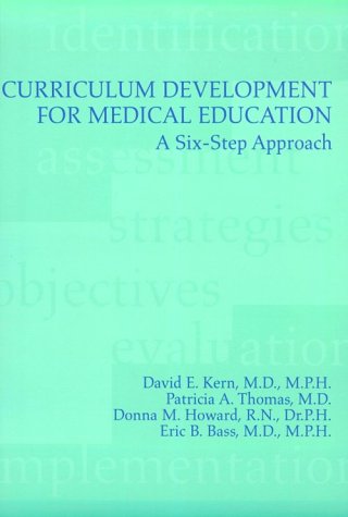 Stock image for Curriculum Development for Medical Education: A Six-Step Approach for sale by SecondSale