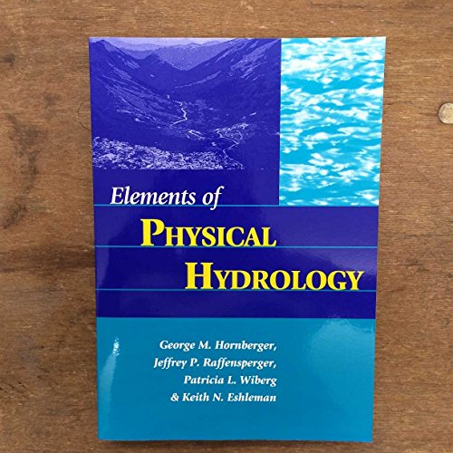 Imagen de archivo de Elements of Physical Hydrology a la venta por Jenson Books Inc