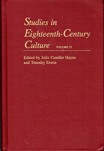 Imagen de archivo de Studies in Eighteenth-Century Culture a la venta por ThriftBooks-Atlanta