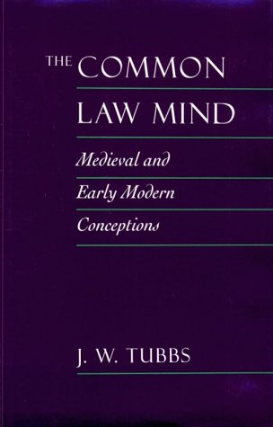 9780801862090: The Common Law Mind: Medieval and Early Modern Conceptions