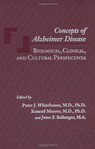 Beispielbild fr Concepts of Alzheimer Disease: Biological, Clinical, and Cultural Perspectives (Gerontology) zum Verkauf von SecondSale