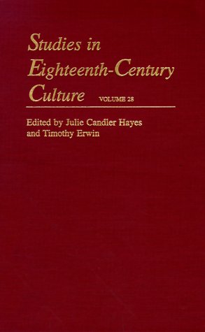 Imagen de archivo de Studies in Eighteenth-Century Culture: Public Inwardness, Intimate Scripts, Vol. 28 a la venta por Orca Knowledge Systems, Inc.