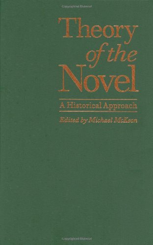 Imagen de archivo de Theory of the Novel: A Historical Approach a la venta por HPB-Diamond