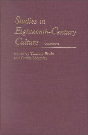 Stock image for Studies in Eighteenth-Century Culture, Volume 29 [Allegories of Healing] for sale by Tiber Books