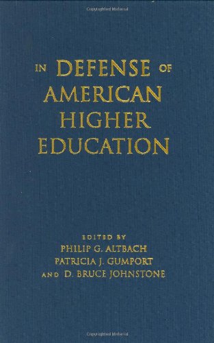 Imagen de archivo de In Defense of American Higher Education a la venta por Better World Books