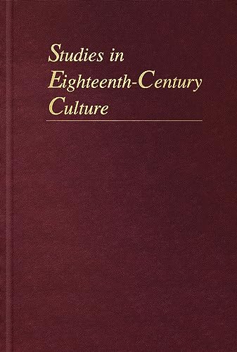 Stock image for Studies in Eighteenth-Century Culture, Volume 30 for sale by Tiber Books