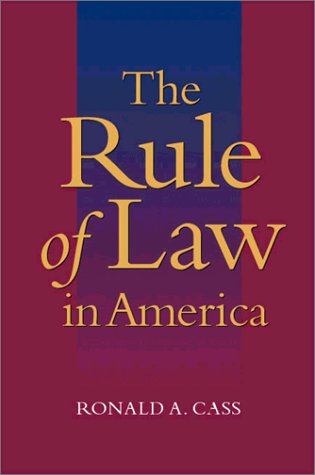 Stock image for The Rule of Law in America for sale by ThriftBooks-Atlanta