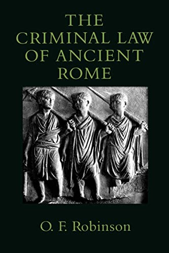 Stock image for The Criminal Law of Ancient Rome for sale by Bulrushed Books