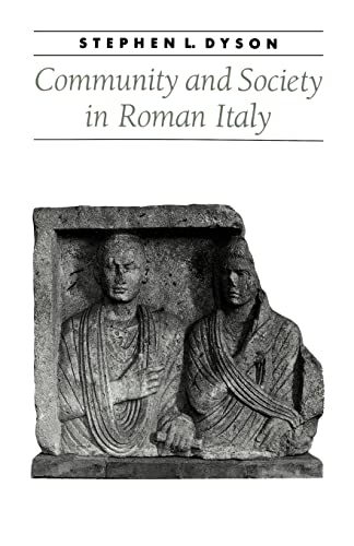 Beispielbild fr Community and Society in Roman Italy zum Verkauf von Blackwell's