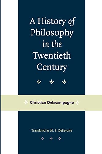 Imagen de archivo de A History of Philosophy in the Twentieth Century a la venta por BASEMENT BOOKS