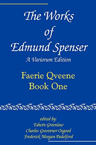 Imagen de archivo de The Faerie Queene, Book One (A Variorum Edition) a la venta por Recycle Bookstore