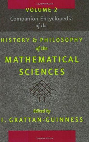 Stock image for Companion Encyclopedia of the History and Philosophy of the Mathematical Sciences for sale by Bookmans