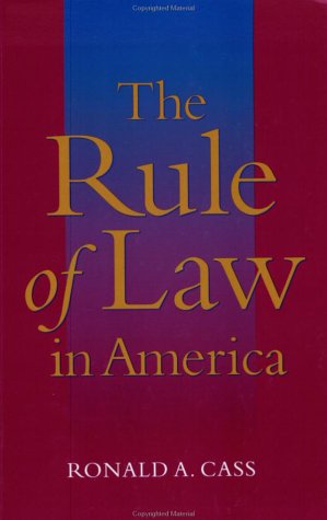 9780801874413: The Rule of Law in America