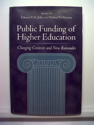 Beispielbild fr Public Funding of Higher Education: Changing Contexts and New Rationales zum Verkauf von HPB-Red