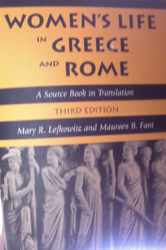 Stock image for Women's Life in Greece and Rome : A Source Book in Translation for sale by Better World Books