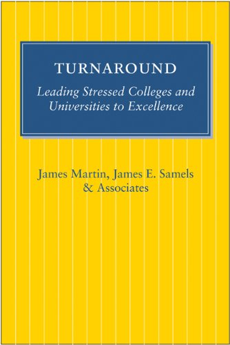 Beispielbild fr Turnaround: Leading Stressed Colleges and Universities to Excellence zum Verkauf von BooksRun