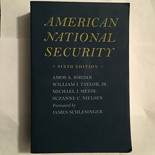 Beispielbild für American National Security zum Verkauf von BooksRun