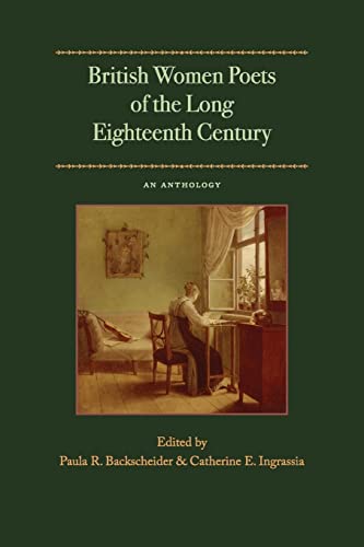 9780801892783: British Women Poets of the Long Eighteenth Century: An Anthology