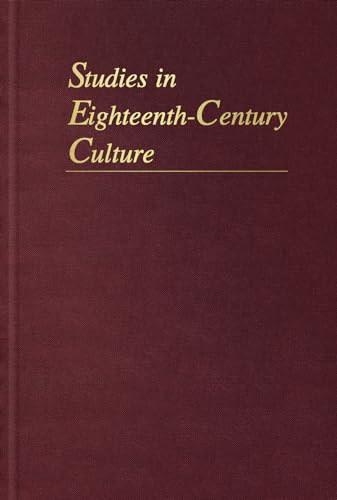 Stock image for Studies in Eighteenth-Century Culture (Volume 39) for sale by Ergodebooks