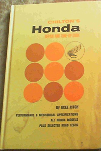 Beispielbild fr Chilton's Honda Repair and Tune-Up Guide. zum Verkauf von ThriftBooks-Dallas