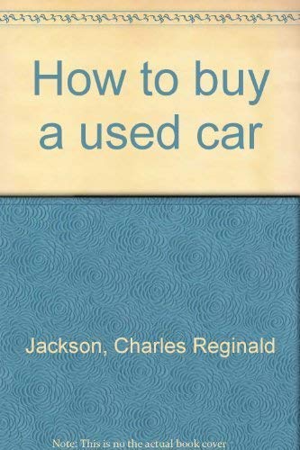 Beispielbild fr How to Buy a Used Car zum Verkauf von WeSavings LLC