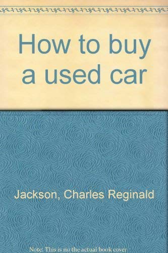 Imagen de archivo de How to Buy a Used Car a la venta por WeSavings LLC