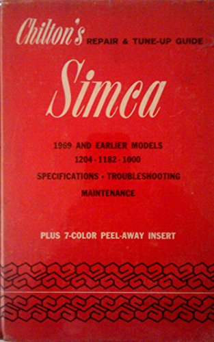 Chilton's Repair and Tune-up Guide for the Simca