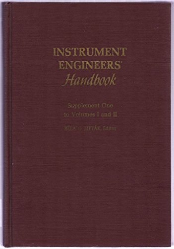 Imagen de archivo de Instrument Engineers' Handbook Supplement a la venta por HPB-Red