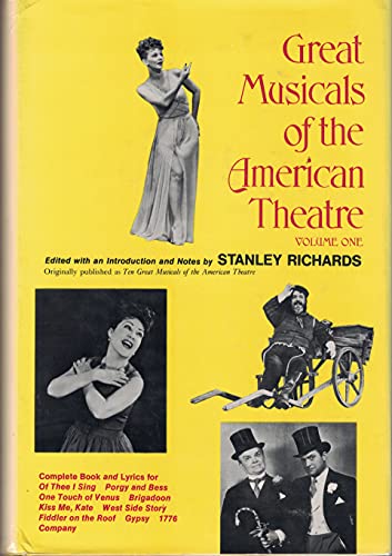 Beispielbild fr Great Musicals of the American Theatre zum Verkauf von Better World Books