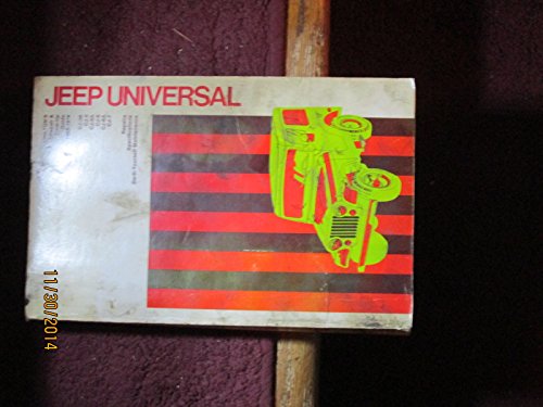 Stock image for Chilton's Repair and Tune-Up Guide 1953-1976: Jeep Universal for sale by Bear Notch Books