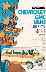 Stock image for Chilton's Repair and Tune-Up Guide: Chevrolet/GMC Vans, 1967-78 for sale by ThriftBooks-Dallas