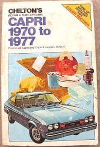 Imagen de archivo de Chilton's Repair and Tune-Up Guide, Capri, 1970-1977 a la venta por Books From California