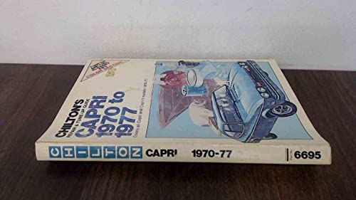 Stock image for Chilton's Repair and Tune-Up Guide, Capri, 1970-1977 for sale by Books From California