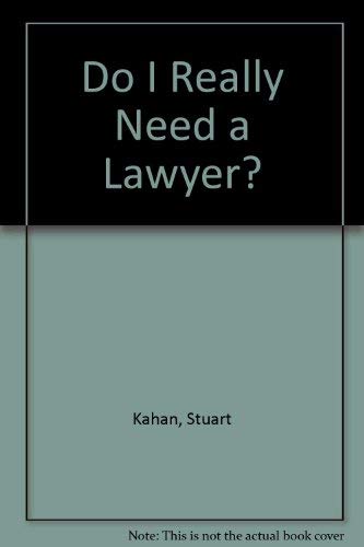 Imagen de archivo de Do I Really Need a Lawyer? a la venta por Bibliohound