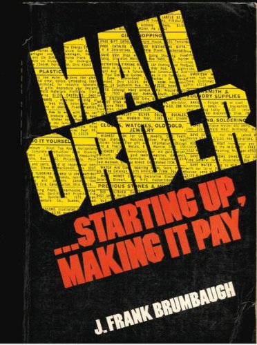 Stock image for Mail OrderStarting Up, Making It Pay for sale by Wonder Book