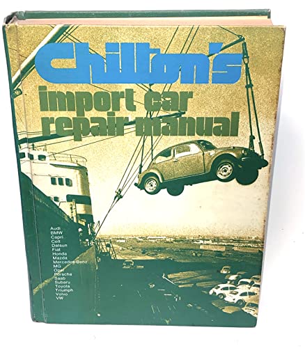 9780801968181: Chilton's Import Car Repair Manual, 1979