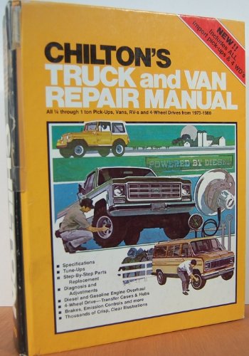 9780801969102: Chilton's Truck and Van Repair Manual (Chilton's Truck & Van Service Manual)