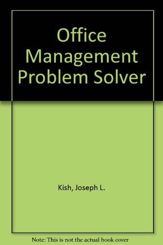 Stock image for Office Management Problem Solver for sale by Modetz Errands-n-More, L.L.C.